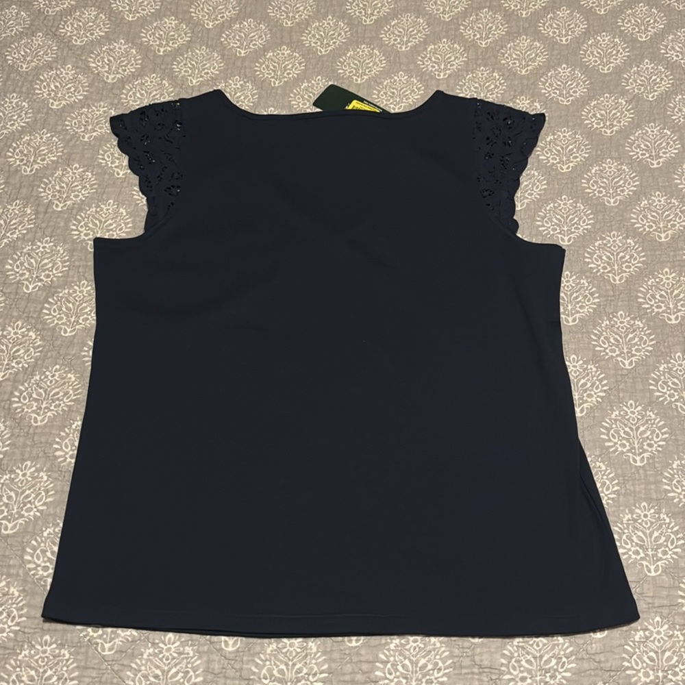 Polo Ralph Lauren Tank Top w/ Lace Accents - Picture 2 of 3